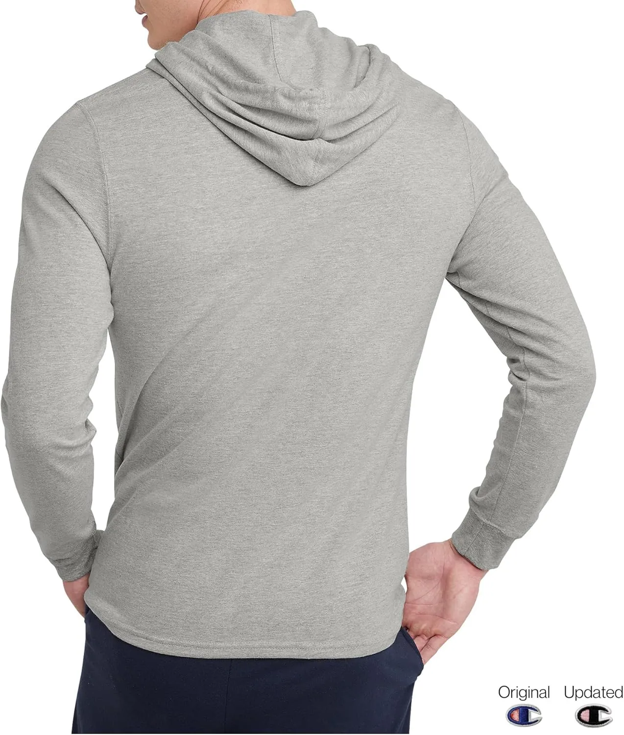 Champion Men's Long Sleeve T-Shirt Hoodie (Retired Colors)