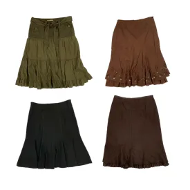 Y2k earthy toned fairycore skirts (NS-336)