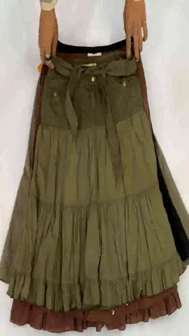 Y2k earthy toned fairycore skirts (NS-336)